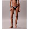 Calvin Klein Slip bikini con laccetti laterali - Intense Power Black Donna