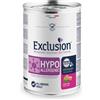 EXCLUSION CANE DIET ADULT ALL BREEDS HYPOALLERGENIC MAIALE E PISELLI DA 400 GR IN LATTINA 400G