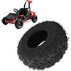 FOLOSAFENAR Pneumatico senza camera d'aria 145/70 6, battistrada in gomma tassellato a grande attrito Pneumatico senza camera d'aria ATV 24PSI anteriore posteriore per quad go kart