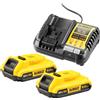 DEWALT Kit Energy Dewalt DCB1104-D2 18V 2Ah