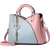 Xiaoyu Borse e borse per le donne moda Crossbody Tote Bag Borsa a tracolla Top Handle Satchel borsa, Azzurro chiaro