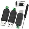 VooGenzek 3 Pezzi Adattatore convertitore da USB a RS485, Supporto Win7 XP Vista Linux Mac OS