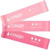 Elastici Fitness Rosa - kit 3 pezzi 1 m