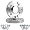 Simoni Racing DR037/B27 Kit 2 distanziali 20 mm 5x112 mozzo 66,6 con bulloni Chiave 17 14x1.5 l.64mm sferici