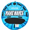 VEVOR Gonfiabile Trainabile per Barche Sport Acquatici Capienza da 3 Persone Carico max 231 kg con Cuscinetti Antiscivolo, Tubo Gonfiabile di Traino Copertura in Nylon da Mare Piscina Lago, Blu
