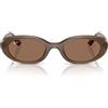Ray-Ban Occhiali da Sole RB4441D 677973 Marrone/Marrone Unisex 53/21/145