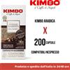Kimbo 100/200 Capsule Caffè in Alluminio Compatibili con le macchine Nespresso