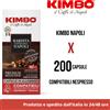 Kimbo 100/200 Capsule Caffè in Alluminio Compatibili con le macchine Nespresso