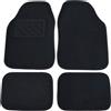 ACCESS PLUS 4 tappetini universali in moquette nera ACCESS+