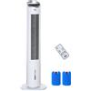HOMCOM Climatizzatore raffrescatore d'aria/ventilatore colonna/umidificatore/purificatore 4 in 1-oscillante-timer, 3 modalità, 3 velocità - telecomando serbatoio 2L con 2 blocchi refrigeranti
