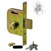 Welka 16000-10 050 Serratura per Cancelli, 2 Mandate, Scrocco, 50 mm