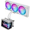 ASUS ROG Ryuo IV SLC 360 ARGB White Edition CPU Liquid Cooler Display AMOLED Intel 1851/1700 AMD AM5/AM4