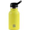 KINETICO SPAIN S.L.U. SAFTA LIMA - Borraccia termica, bottiglia d'acqua, in acciaio inox, doppio isolamento, 12 ore di bevande calde e 24 ore di bevande fredde, 350 ml, 7,3 x 19,5 cm, Color Lime, M, Casual