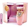 RESAES Resistant and aesthetic Profumo di faggio da 100 ml, profumo arabo da donna di lunga durata, Eau de Parfum, con atomizzatore ricaricabile 5 ml, fragranza floreale e dolce con note di champagne, Gardenia e Pralina (Haya)