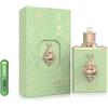 RESAES Resistant and aesthetic Profumo Fanoos Eau de Parfum 100 ml, profumo arabo unisex a lunga durata, con atomizzatore ricaricabile da 5 ml, fragranza dolce e legnosa con note di pera, ribes nero e vaniglia (Fanoos)