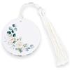 Cupido&Co. Tondo Acrilico Blooming Love e Nappa D 45 Mm Bianco Verde 12 Pz