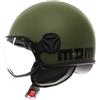 MOMODESIGN Momo Design casco jet Fgtr Classic 2206 - Verde Opaco/ Decal Nero