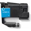 Cartuccia compatibile per Brother LC-521 Ciano 500 pagine per Brother DCP-J1260W / DCP-J1313DW / DCP-J1360DW / DCP-J1460DW