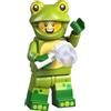 BRICK Flip Costume di Rana Lego - Mini Personaggi Serie 28 Animali, Singola Mini Figura (Lego 71051)