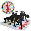 ASQzhuLIWing Divertente Twister Gioco Giocotwister Gioco Tornado gioc Twister Adatto agli gioc da Pavimento per Famiglie con tappetini gioc di abilità di Squadra per Feste di Compleanno e riunioni