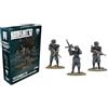 Warlord Games Totenrotte Platoon Commander & Bodyguard - Axis Miniatures per Konflikt 47 miniature altamente dettagliate in scala 28 mm