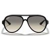 Ray-Ban Occhiali da Sole RB4125 601/32 Cats 5000 Nero/Grigio Chiaro Sfumato Uomo 59/13/140