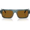 Ray-Ban Occhiali da Sole RB4454 145333 Lukas Marrone Blu/Marrone Unisex 53/20/145