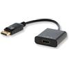 SAVIO Adattatore Savio CL-55 DisplayPort a Hdmi M/F nero