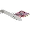 Startech.com Scheda PCIe Startech.com USB 3.2 Gen 2x2 PCIe 3.0 x4 [PEXUSB321C]