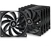 ARCTIC F12 PWM - 120 mm PWM Ventola PC, CPU Silenzioso, Controllo Tecnologia PWM, Configurazione Push e Pull, Ventilazione 230-1350 RPM, 0,3 Sone - Nero