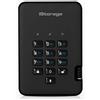 iStorage diskAshur2 HDD 4TB Nero - Disco rigido portatile sicuro - Protetto da password - Resistente alla polvere e all'acqua - Crittografia hardware