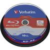 Verbatim BD-RE 25GB Blu-ray Riscrivibile (BD-RE), Confezione da 10