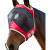 Harrison Howard CareMaster Pro Luminous Maschera anti-mosche per cavallo UV protezione Rosso (M; Cob)