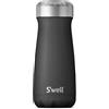 S'well Viaggiatore in acciaio inox - 470 ml - Onice - Triplo strato isolato sottovuoto tazza da viaggio mantiene caffè, tè e bevande fredde per 24 ore e calde per 12 - Borraccia senza BPA