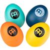 Meinl Percussion Egg Shaker Set - 4 Differenti Volumi - Include Soft, Medium, Loud, Extra Loud - Plastica, Multicolor (ES-SET-2)
