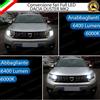 ELT KIT FARI FULL LED DACIA DUSTER MK2 ANABBAGLIANTI H7 + ABBAGLIANTI H1 CANBUS