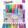 Sharpie Pennarelli indelebili | punta fine | Electro Pop e colori originali assortiti | confezione da 24