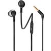 JBL Tune 205 Cuffie In-Ear Cablate con Suono JBL Pure Bass e Microfono, Nero