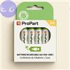 ProPart-3C Batterie AA Ricaricabili USB-C 1.5V 1250mAh Conf.4pz - PPAA2200C