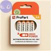 ProPart-3C Batterie AA Ricaricabili USB-C 1.5V 1750mAh Conf.4pz - PPAA3525C