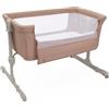 Chicco Next2Me Essential Culla Neonato Fianco Letto, Culla Co-Sleeping, Compatibile con Diversi Letti, Altezza Regolabile, Buona Circolazione dell'Aria, Materasso e Borsa inclusi, 0-6 Mesi, Marrone