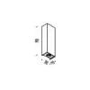 Davide Groppi Endless Kit Accessori Davide Groppi Bianco opaco - matt white BASE ALIMENTAZIONE