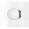 FontanaArte Pallina Lampada a Parete / Soffitto — design Roberto Menghi Nichel lucido