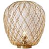 FontanaArte Pinecone Lampada da Tavolo Grande Trasparente oro
