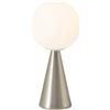 FontanaArte Bilia mini Lampada da Tavolo Nichel bianco