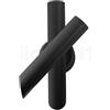 Nemo Tubes 2 Lampada da Parete — design Charles Kalpakian Dimmer Triac Base nero/tubo nero