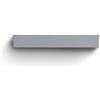 Simes Look Applique Lampada da Parete Simes Grigio Alluminio 3000k EMISSIONE SINGOLA 220 mm
