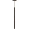 Nemo Canna Nuda Metallo Lampada a Soffitto — design Roberto Menghi Chrome Rosone