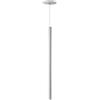 Nemo Canna Nuda Metallo Lampada a Sospensione — design Roberto Menghi White Rosone white