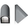 Simes PETIT APPLIQUE Lampada da Parete Simes Grigio Alluminio 2700k